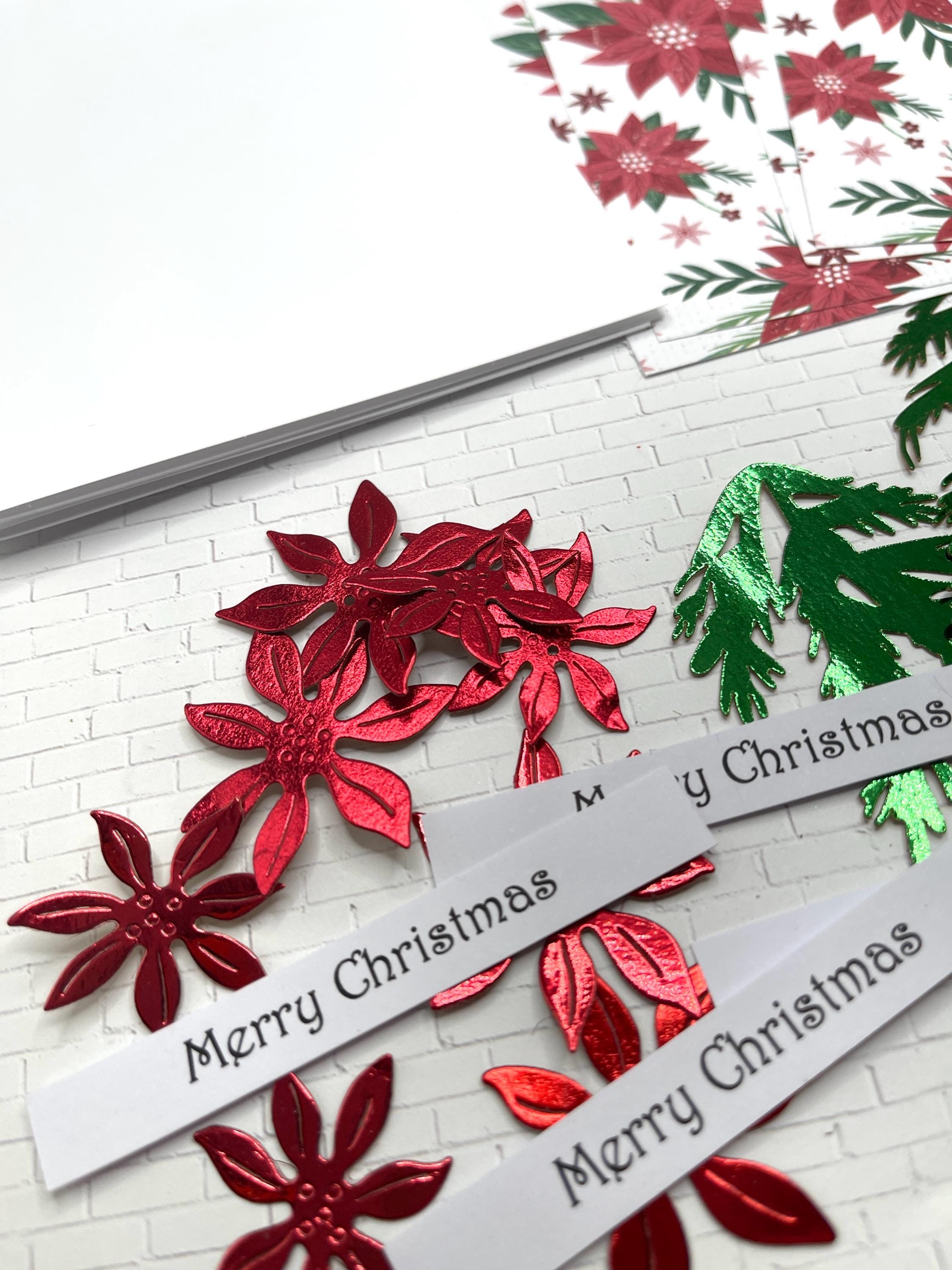 DIY Christmas Card Kit 4 Cards Make Your Own Holiday Greeting Cards ...