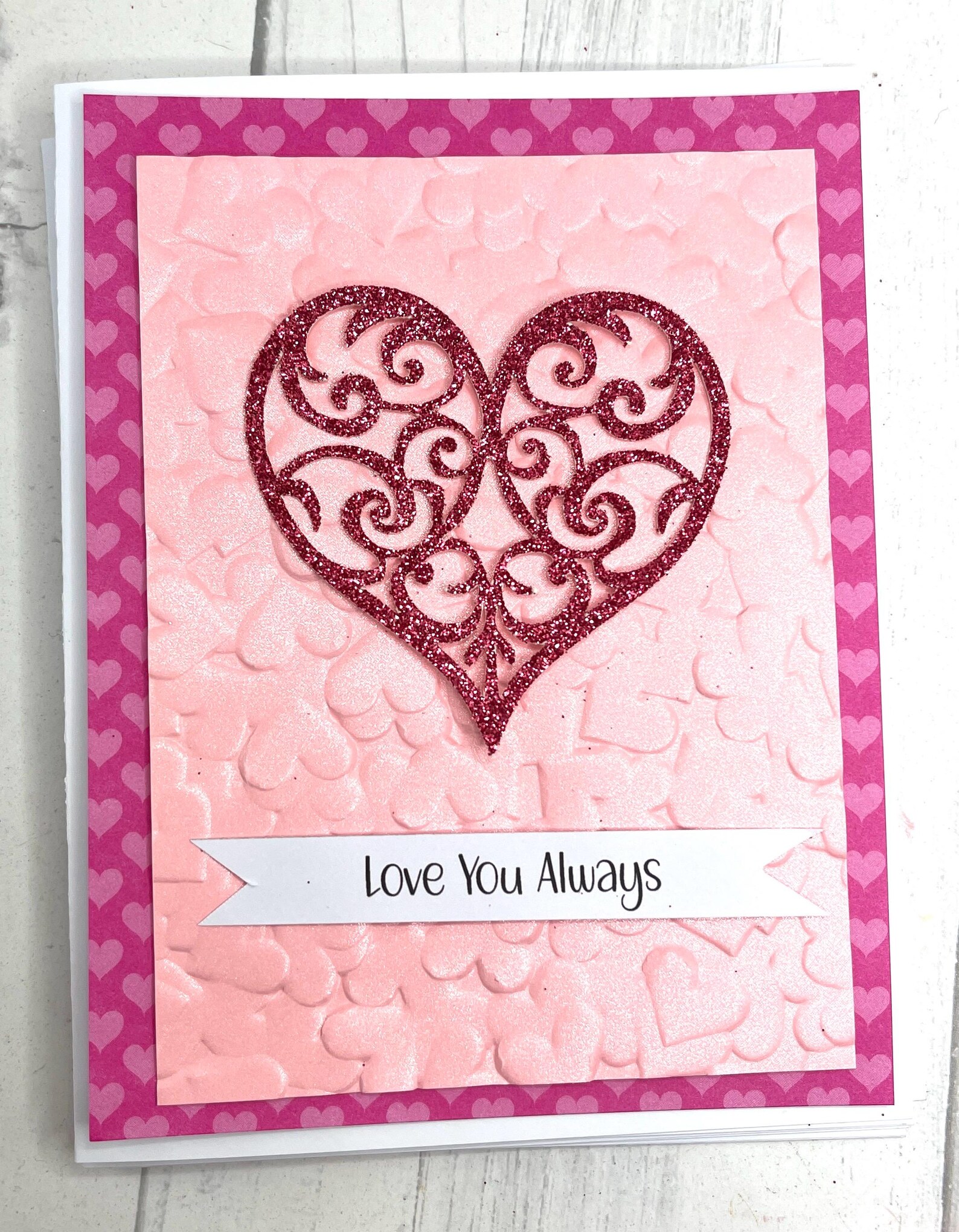DIY Valentines Day Card Kit 4 Cards Make Your Own Holiday Greeting ...