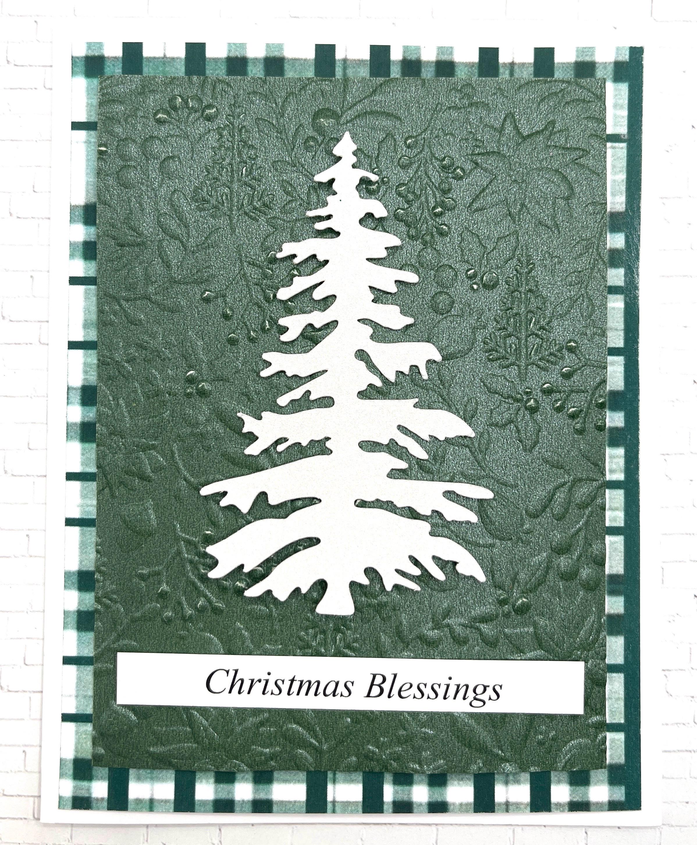 DIY Christmas Card Kit 4 Cards Make Your Own Holiday Greeting Cards ...