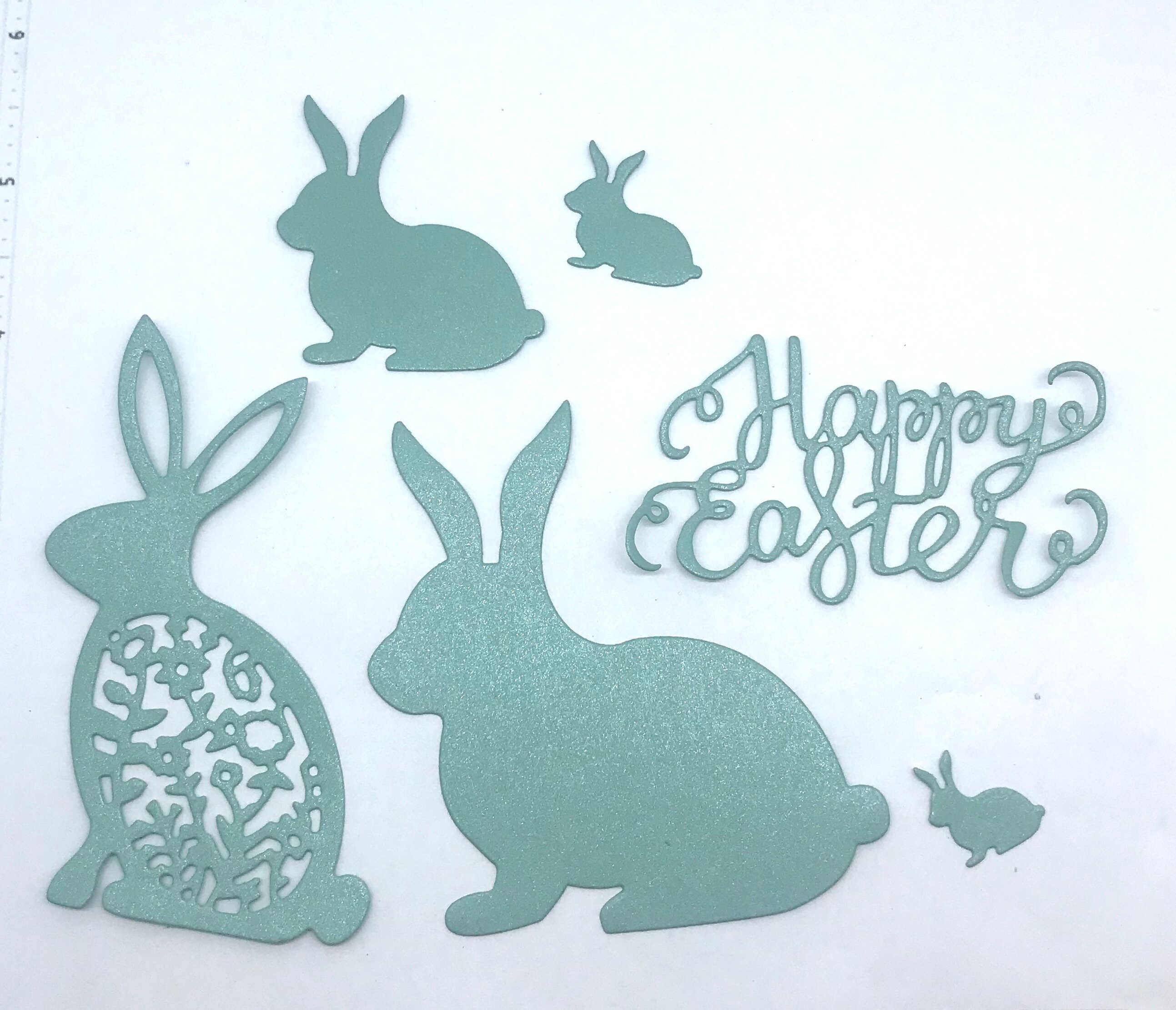 Die Cuts Easter Bunny Rabbit 18 Pieces you Choose Color Etsy