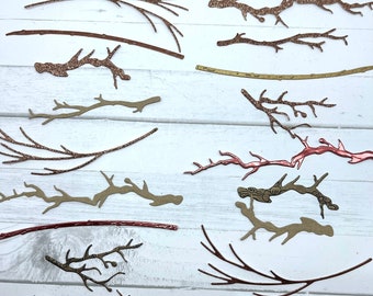 Die Cuts Tree Branches - 18 Pieces - Woodland Cut Outs