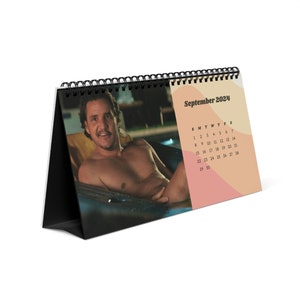 Pedro Pascal 2024 Desk Calendar, Gifts for Pedro Pascal Fan, Pop Culture Calendar, Cute Desk Decor, Dorm or Office Calendar,