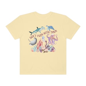Save the Ocean T-Shirt, Climate Change Tee, Shark Tee Shirt, Retro Animal T-Shirt