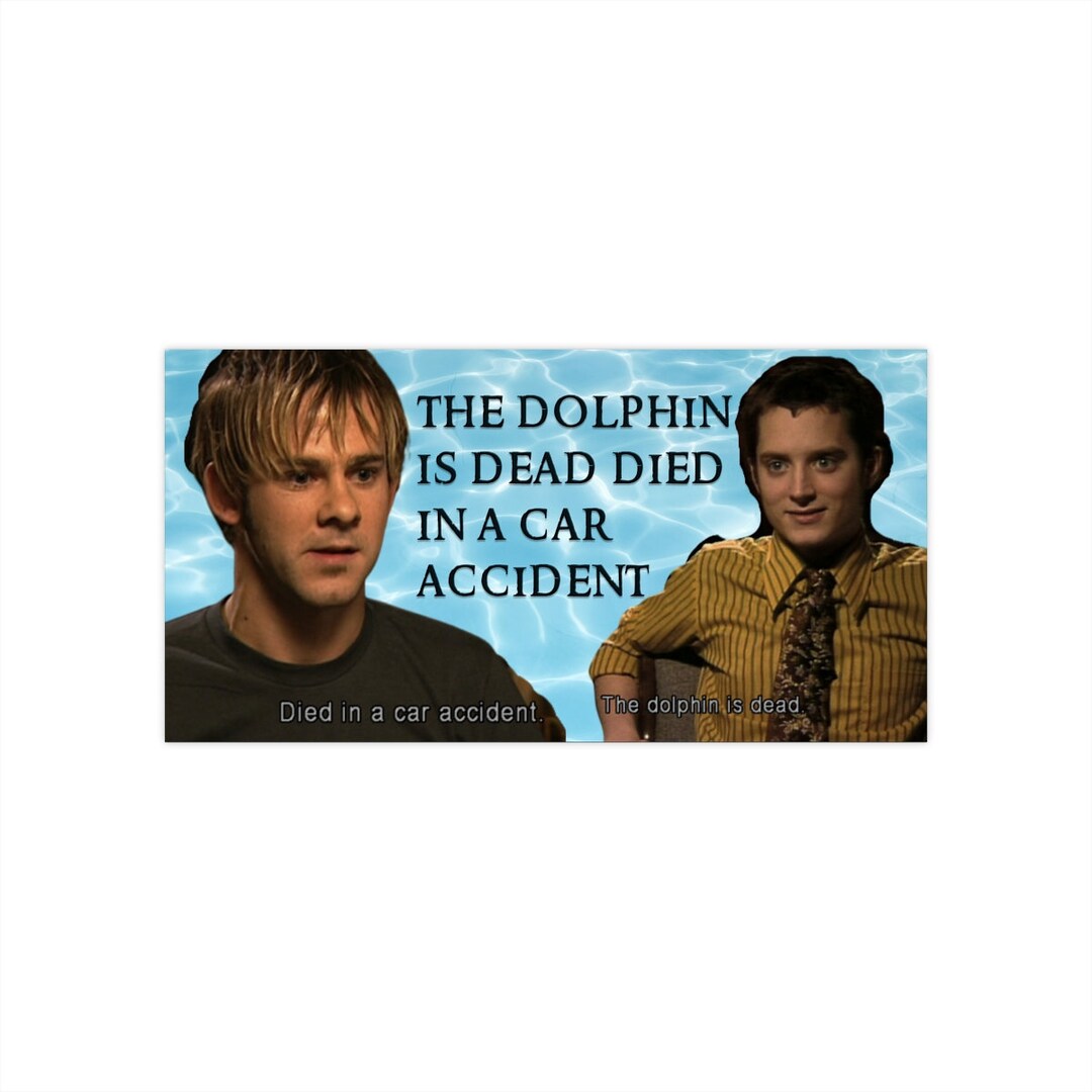 Elijah Wood Bumper Sticker, Do You Wear Wigs, Lord of the Rings Bumper