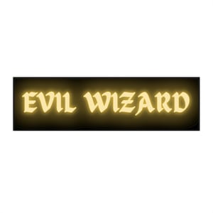 Evil Wizard Bumper Sticker, Funny Bumper Stickers Gen Z, Fantasy Car Sticker, Ttrpg Gifts for Friends