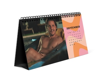 Pedro Pascal 2025 Desktop Calendar - Actor Fan Gift, TV Show Calendar, Pop Culture Desk Planner