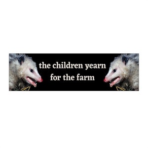 The Children Bumper Sticker Funny, Cute Car Sticker Decals, Cursed Bumper Stickers for Car, Weird Gifts for Friends