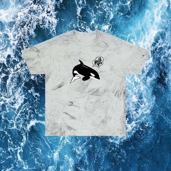 Tie Dye Orca T Shirt - Etsy