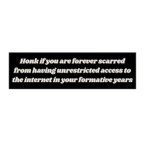 2014 Teen Bumper Sticker Funny, Cute Car Sticker Decals, Cursed Bumper Stickers for Car, Weird Gifts for Friends