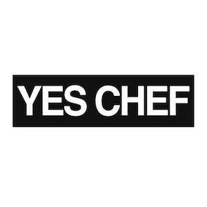 Yes Chef Bumper Sticker, Funny Bear Bumper Stickers, Weird Car Sticker Decal