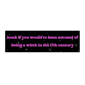 Salem Witch Trials Funny Bumper Sticker Gen Z, Live Laugh Lobotomy, Gaslight, Gatekeep Girlboss, Cursed Meme Car Sticker, Gifts for Friends