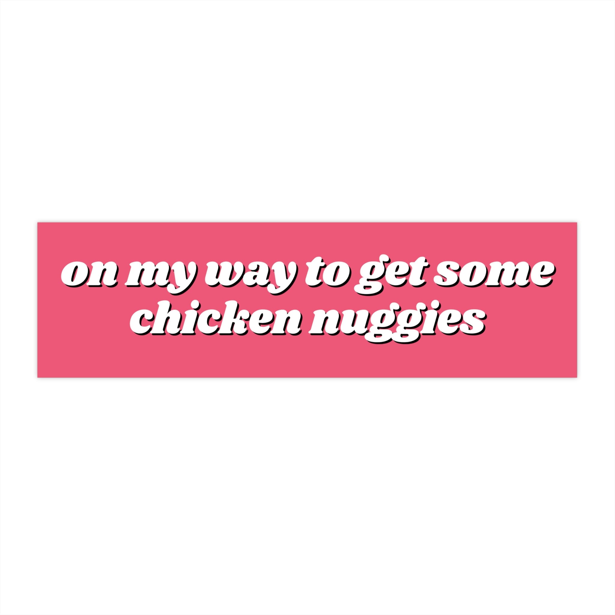 Chicken Nuggets Magnet 2 X 3 Funny Mental Health Food Fridge