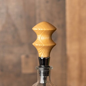 Handmade Wine Bottle Stopper - Ash