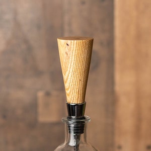 Handmade Wine Bottle Stopper - Ash