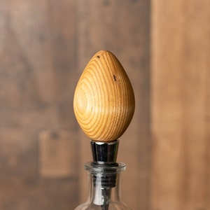 Handmade Wine Bottle Stopper - Ash