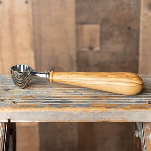 Handmade Coffee Scoop - Olivewood