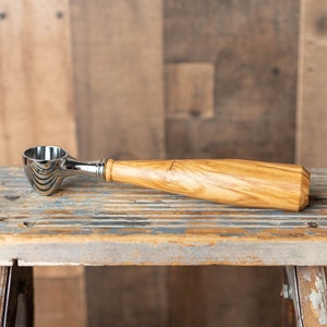 Handmade Coffee Scoop - Olivewood