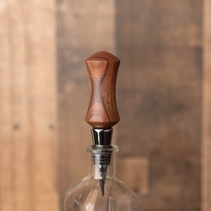 Handmade Wine Bottle Stopper - Bolivian Rosewood