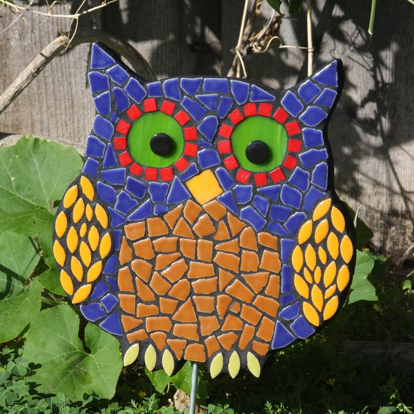 Mosaic Garden Art Etsy