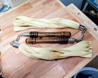 Látigos gemelos de Kevlar contra incendios