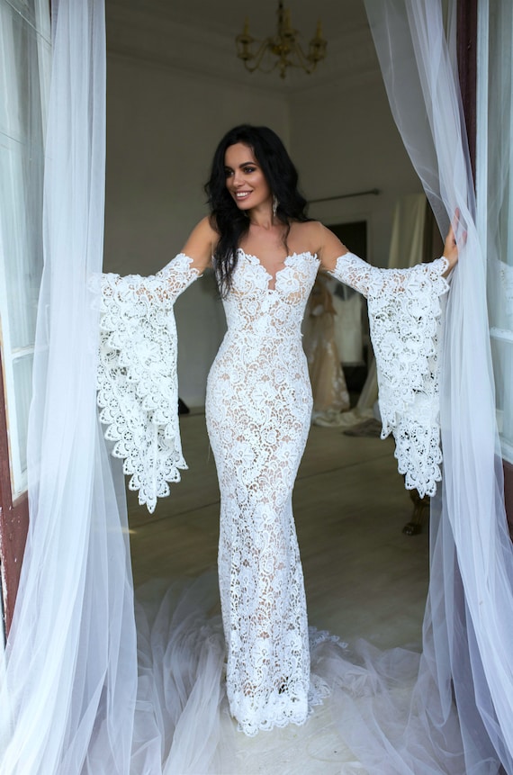 chinese dress ladies Custom Made 2-Piece Soft Satin Mermaid Wedding Dress – Sleek Fit with – HER  SHOP main image 0
