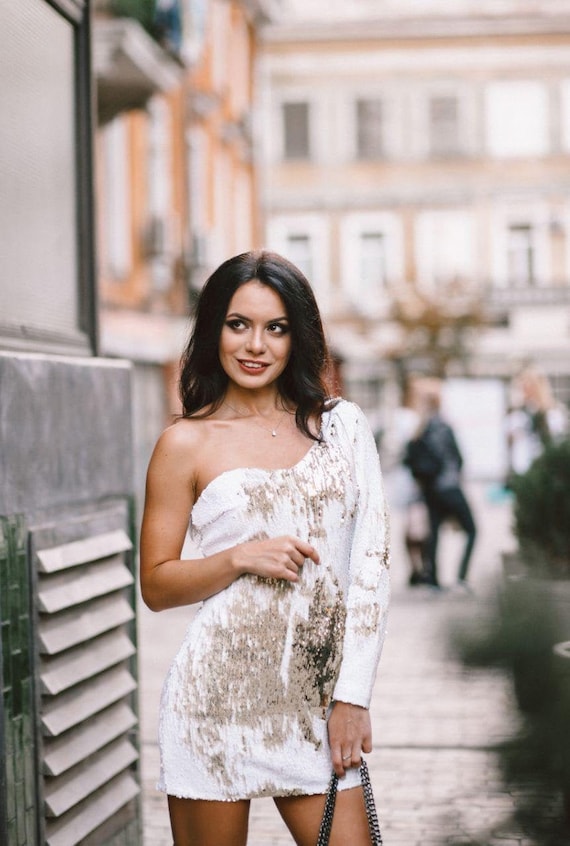 open lace back dress Draped Mini Dress | Bachelorette Party Dress