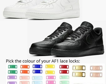 Custom Nike Air Force 1 Lace Locken Regenbogen Farben 20 Farben Erhältlich Sneaker Trainer Accessoires LGBT Sneaker