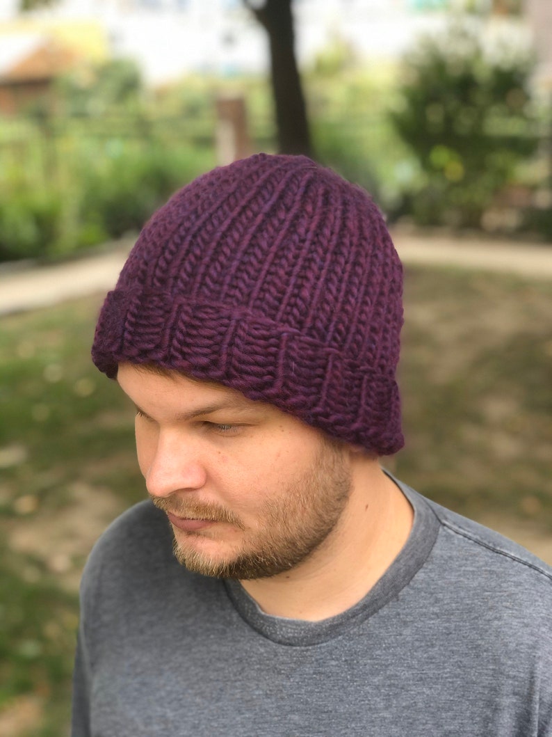 100% Merino Wool Knit Beanie