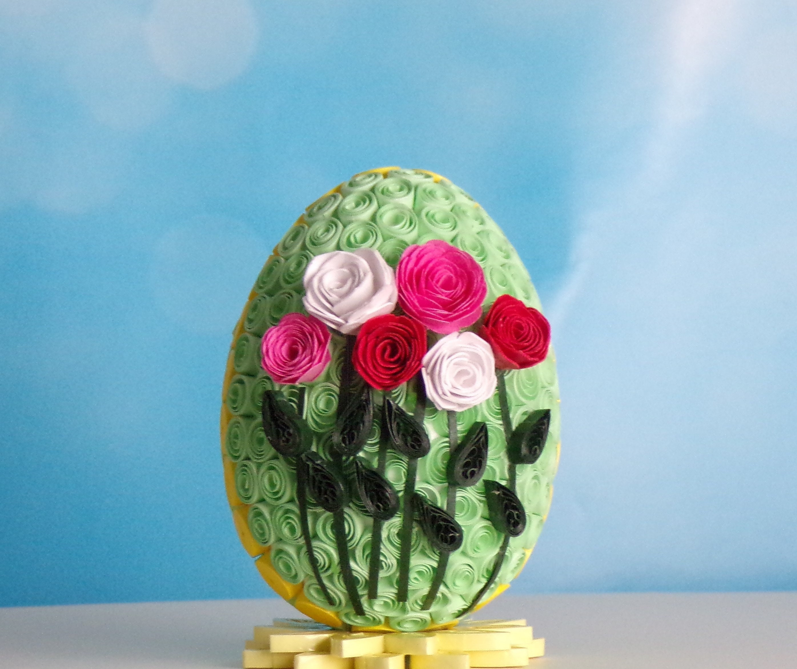 Quilled Easter Egg Etsy