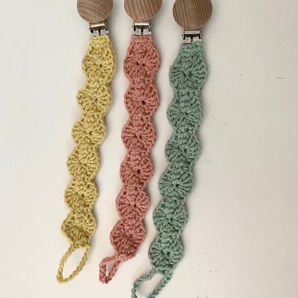 Crochet Pacifier Etsy