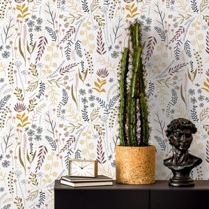 Modern Botanical Wallpaper - D316
