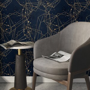 Minimal Geometric Non-Metallic Wallpaper Removable Wallpaper Peel and Stick Wallpaper Wall Paper Wall Mural - Minimal Wallpaper - B322