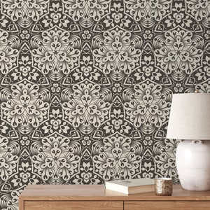 Removable Wallpaper Peel and Stick Wallpaper Wall Paper Wall Mural - Portuguese Azulejos Tile Wallpaper - X092