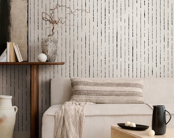 Removable Wallpaper Peel and Stick Wallpaper Wall Paper Wall Mural - Minimal Drops Wallpaper - B101