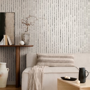 Removable Wallpaper Peel and Stick Wallpaper Wall Paper Wall Mural - Minimal Drops Wallpaper - B101