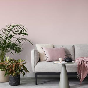 Ombre Wallpaper with a Subtle Gradient in Dusty Pink - E246
