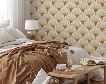 Removable Wallpaper Peel and Stick Wallpaper Wall Paper Wall Mural - Geometric Art Deco Wallpaper - B937