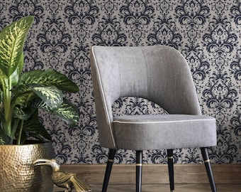 Removable Wallpaper Peel and Stick Wallpaper Wall Paper Wall Mural - Portuguese Azulejos Tile Wallpaper - C184