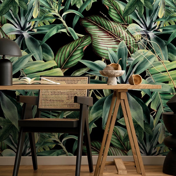 Removable Wallpaper Peel and Stick Wallpaper Wall Paper Wall Mural - Tropical Wallpaper - A528