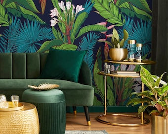 Removable Wallpaper Peel and Stick Wallpaper Wall Paper Wall Mural - Tropical Wallpaper - A469