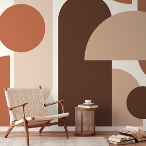 Peel and Stick Wallpaper Removable Wallpaper Contemporary Wall Mural Temporary Wallpaper Abstract Wallpaper - AS2-B574