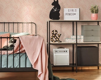 Pink Abstract Modern Wallpaper / Peel and Stick Wallpaper Removable Wallpaper Home Decor Wall Art Wall Decor Room Decor - C736