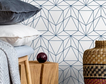 Removable Wallpaper Peel and Stick Wallpaper Wall Paper Wall Mural - Geometric Wallpaper - A511