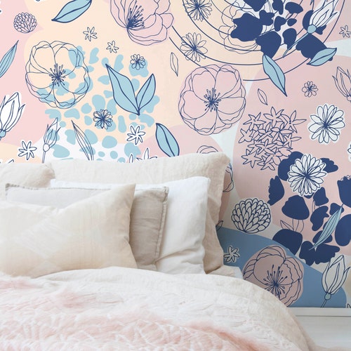 Home Decor Wallpaper Peel and Stick Wallpaper Removable - Etsy Home Decor Wallpaper Peel and Stick Wallpaper Removable - Etsy