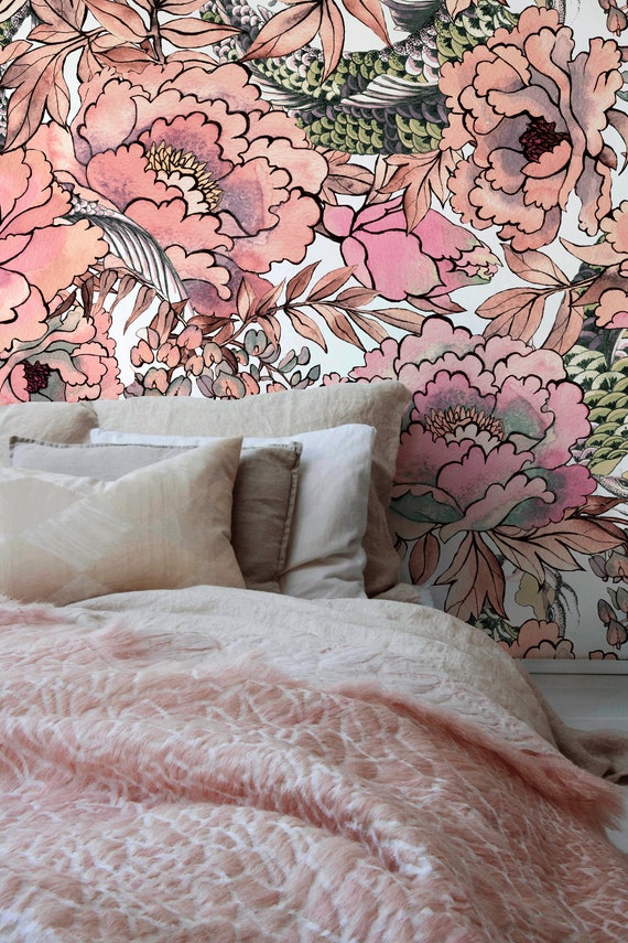 Removable Wallpaper Peel and Stick Wallpaper Wall Paper Wall Etsy