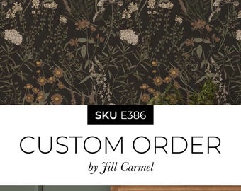 Custom order for: Jill Carmel - E386