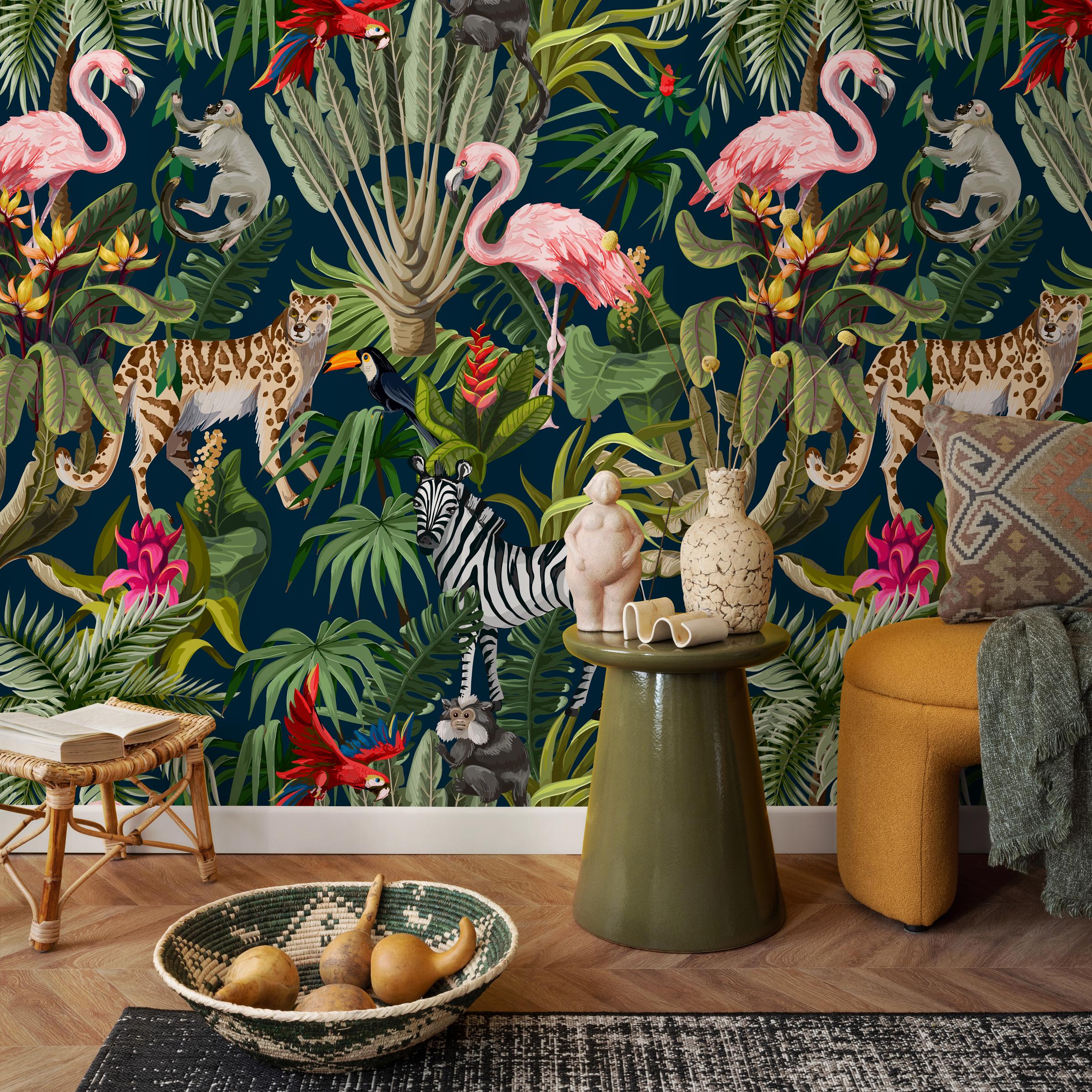 Exotisch behang - Etsy België, image size:2392x2392