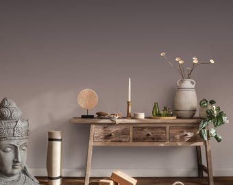 Ombre Wallpaper with a Subtle Gradient in Brown and Taupe - E268