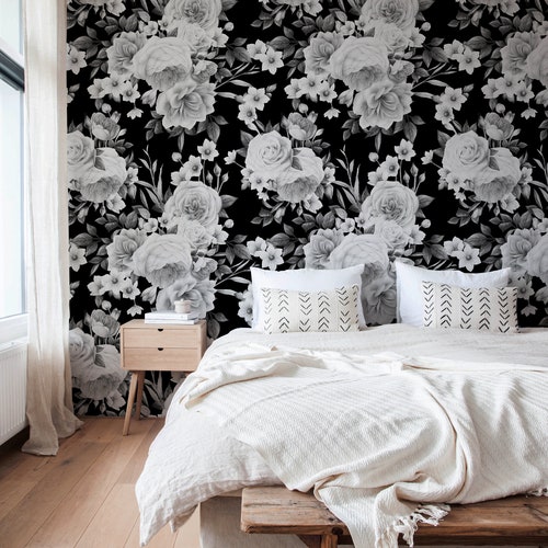 Harlow // Peel and Stick Wallpaper // Removable Etsy