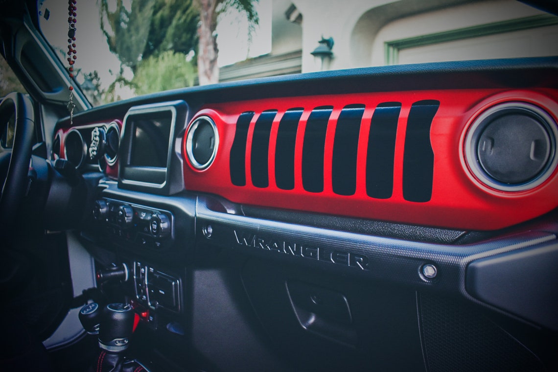 Jeep Wrangler JL Dashboard Decal Jeep Gladiator JT Accessory Etsy